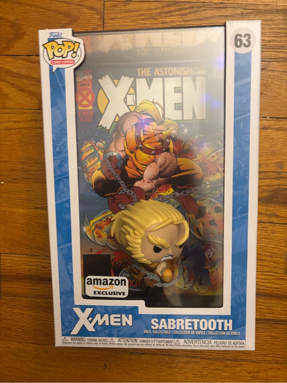 Amazon Yellow and Brown Sabretooth Funko Pop! Vinyl Figure